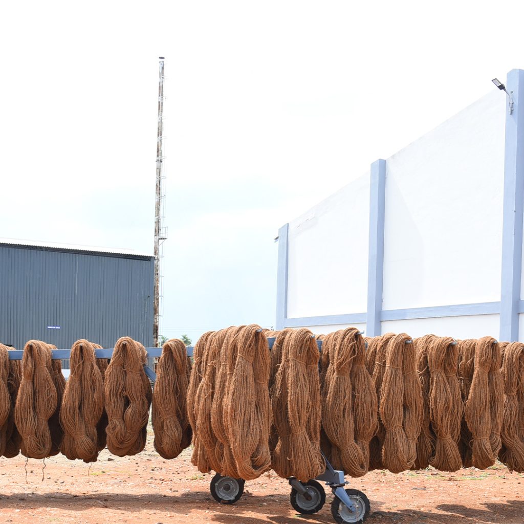 Coir 2 ply yarn