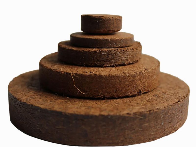 Coco peat discs